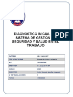 Formato de Evaluacion de Linea Base SST