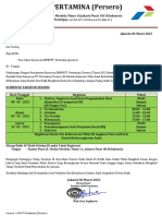 Surat Panggilan Calon Karyawan (I) BUMN PT Pertamina (Persero) Jakarta