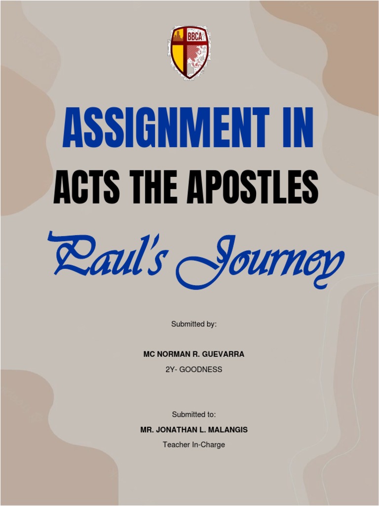Paul’s Missionary Journeys Overview | PDF | Paul The Apostle | Barnabas