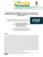 CERQUEIRA Et Al (2021) - Fragmentação Da Paisagem No Entorno e Na Reserva de Desenvolvimento Sustentável Nascentes Das Geraizeiras, Minas Gerais