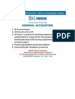 Accounting Job Application Cover Letter