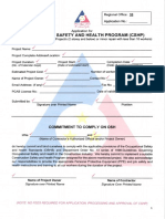 CSHP (Simplified) Form