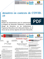 La GRD y Comite de Gestion Escolar en El Marco Del COVID 19