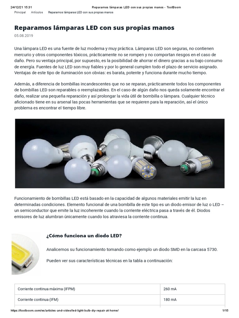 Capítulo 1⚠️LEER PRIMERO LA DESCRIPCIÓN⚠️ ¿Primera bombilla de LED  homologada en España? 