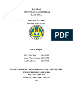 Laporan Kelompok 2 Konf & Adm Basis Data