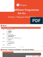 Hướng Dẫn Sử Dụng Dashboard Shopee Affiliate Program