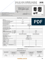 Disjuntores em Caixa Moldada Ajustável: DCR160A3-63A