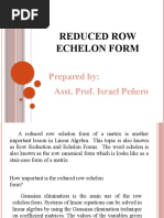 3.2 Row Reductions and Echelon Form