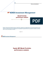 MF Model Portfolio Performance Analysis July 2021