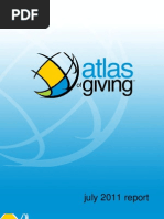 August 2011 Atlas of Giving Report - Showing giving trends through July 2011
