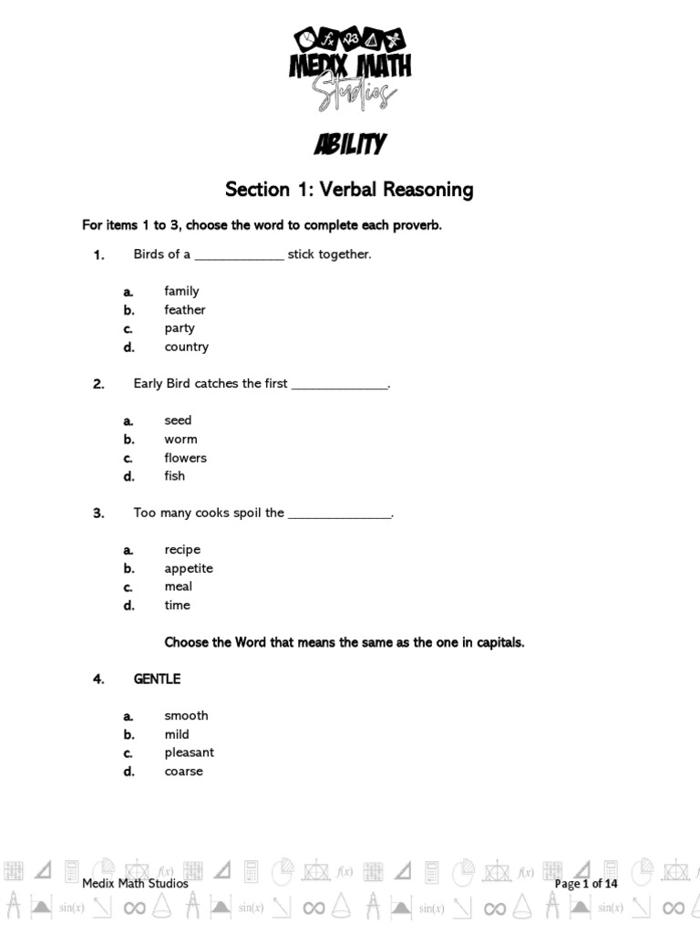 medix-ability-test-12-pdf