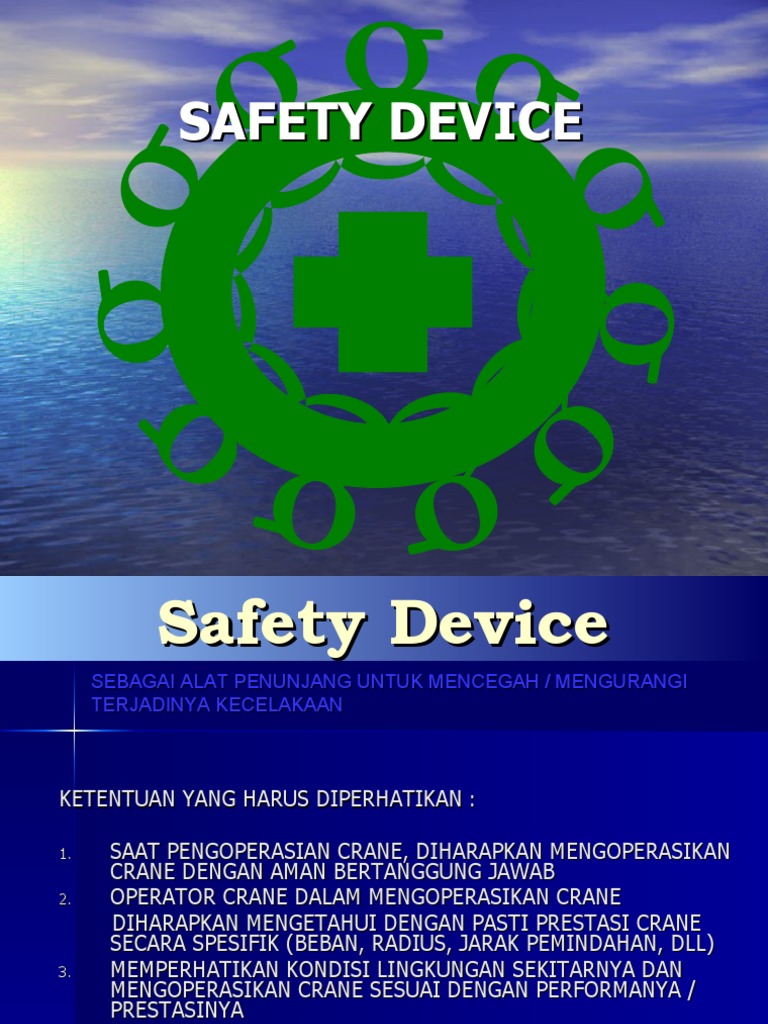 Alat Pengaman untuk Crane dan Forklift | PDF