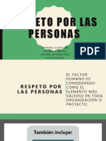 Respeto Por Las Personas