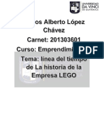 Línea de Tiempo de La Historia de La Empresa LEGO