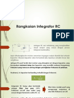 Rangkaian Integrator RC