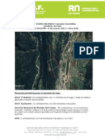 Parte Diario Incendio Forestal 6 de Marzo Cascada Escondida