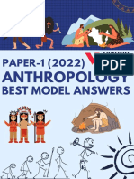 Anthropology 2022 Paper 1 Model Answers Vishnu Ias