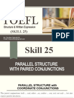 TOEFL Structure & Written Expression 25
