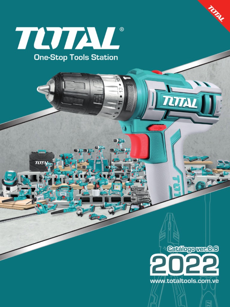 Catálogo Total Tools 2022 PDF | PDF | Perforar | Cargador de batería