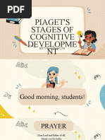 PIAGET'S STAGES OF COGNITIVE DEVELOPMENT (Group Piaget 3E)