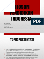 Topik 1 - Tugas Kelompok 6 Filosofi Pendidikan Indonesia