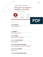 Ranking "Best Lawyers" de Los Mejores Abogados Del Perú - Gestión