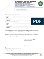 Lampiran III Permenkes No 41 THN 2022 (Format Surat Keteranagan