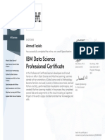 IBM Data Science Professional Certificate: Ahmed Tealeb