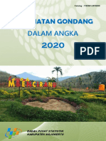 Kecamatan Gondang Dalam Angka 2020