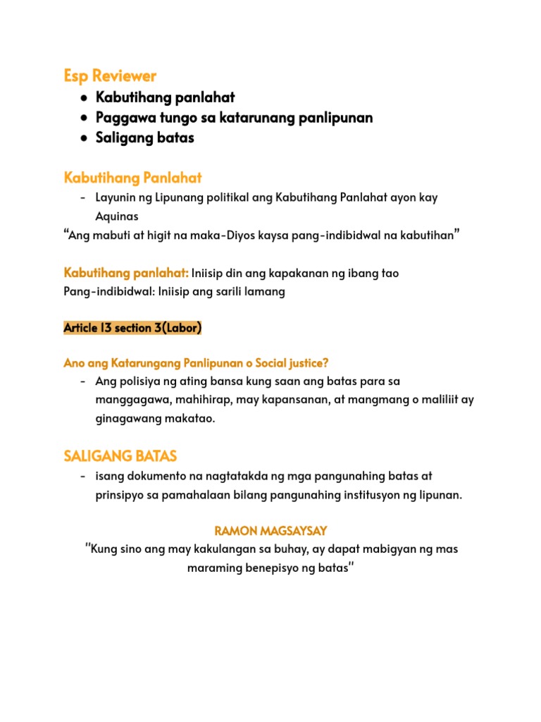Esp Reviewer | PDF