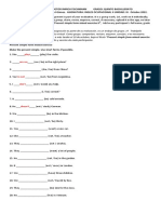 Present Simple Form Mixed Exercise II. 5o.