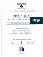 Práctica - Producción de Biodiesel