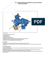 Descripción: Descripción - Funcionamiento: Turbocompresor de Geometría Fija (Con Captador de Recopia de Posición)