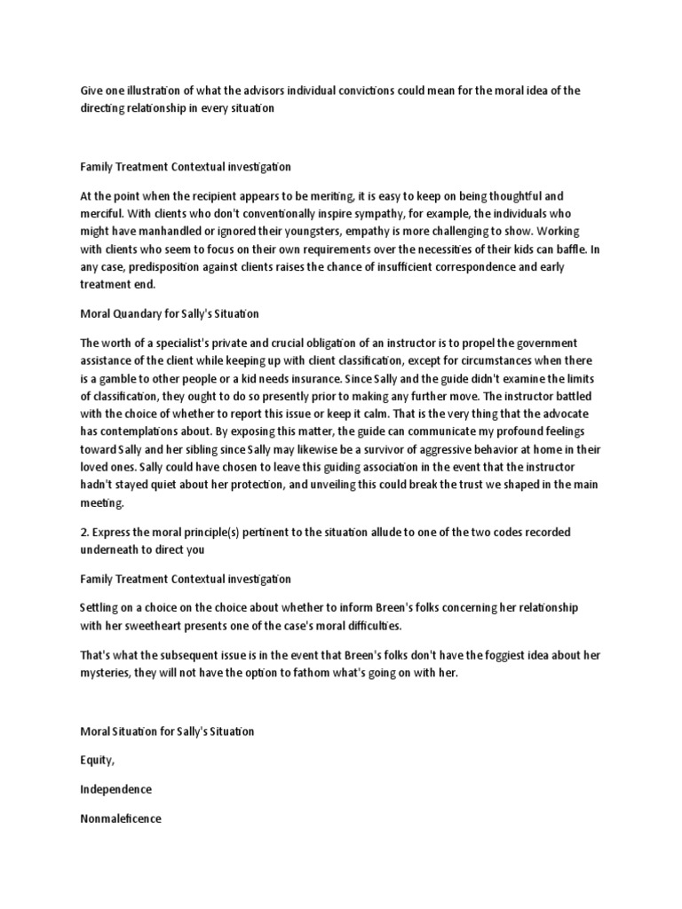 Family Therapy Case Study Pdf Psychology