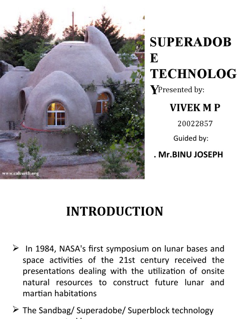 Superadobe | PDF | Materials | Building Engineering