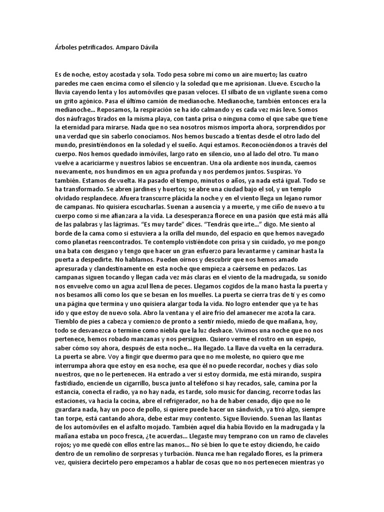  rboles petrificados amparo d vila pdf