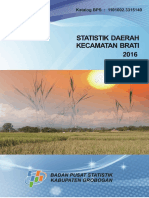 Statistik Daerah Kecamatan Brati 2016
