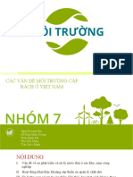 Nhóm 7 - Những Vấn Đề Về Môi Trường