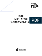 2018 Eco Effect 마이스산업의 경제적 파급효과