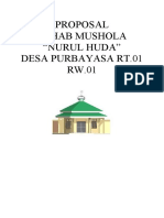 Proposal Rehab Mushola Nurul Huda Purbayasa