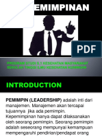 Pengantar Kepemimpinan PDF
