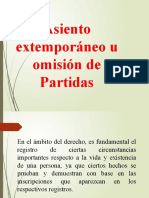 Asiento extemporáneo, omisión y rectificación de partidas en Guatemala