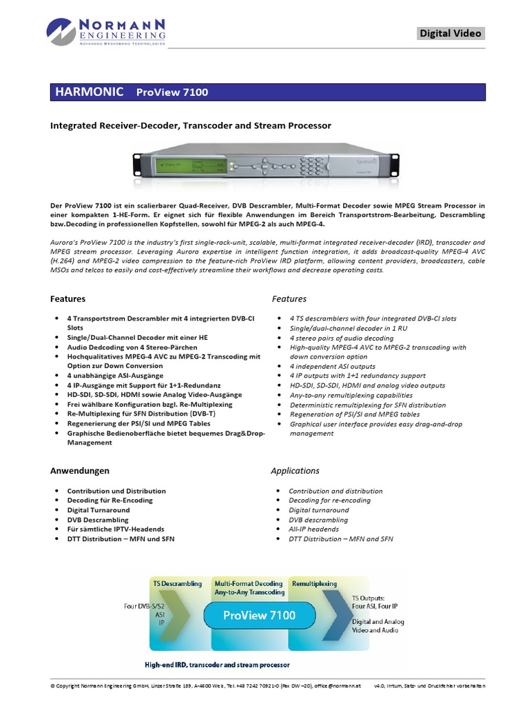 Pro View 7100 | PDF