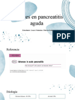 Avances en Pancreatitis Aguda