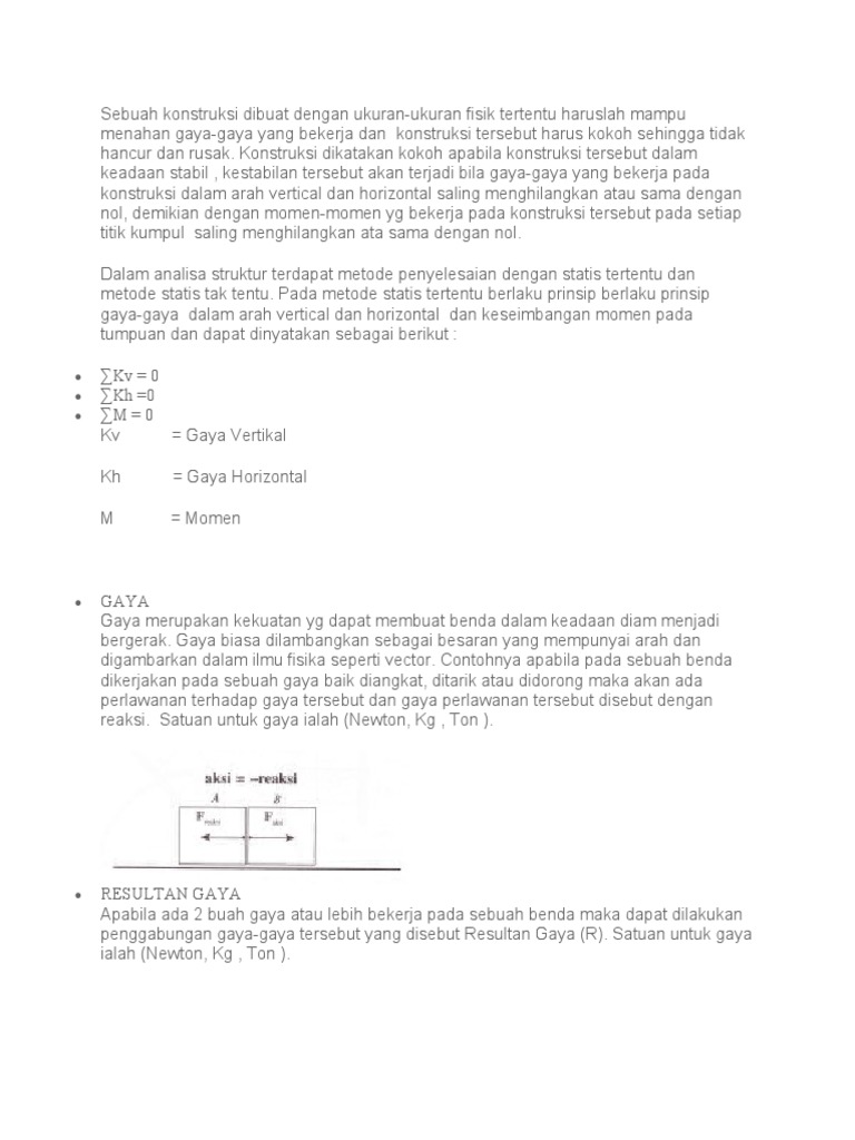 Mekanika Statis | PDF
