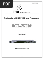 PBI DCH 5200p Manual