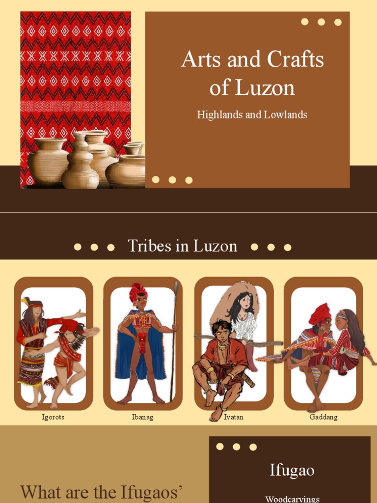 Arts and Crafts of Luzon PDF Weaving Textiles