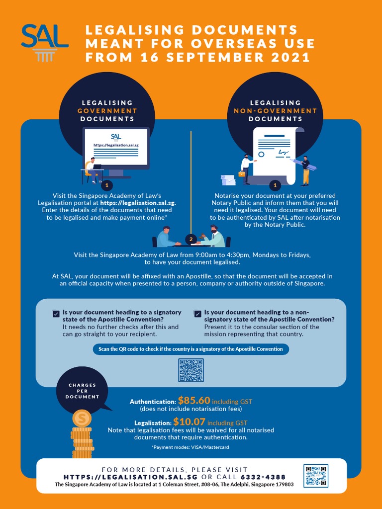 Apostille and Legalisation in Singapore | PDF | Applications Of ...