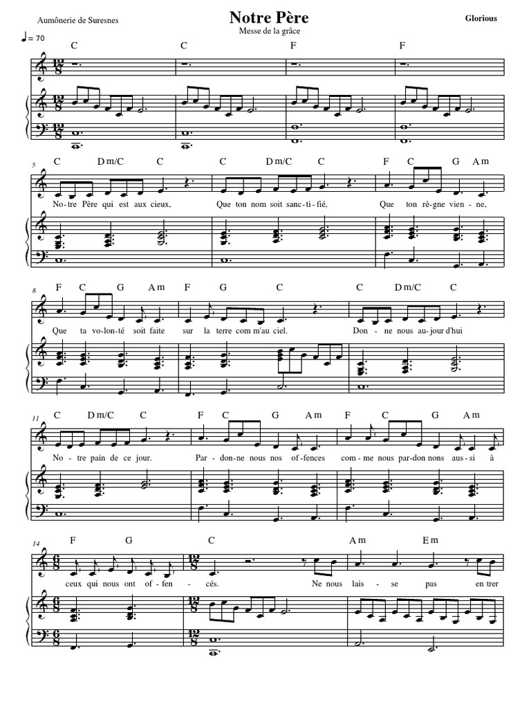 Notre Pere Glorious Pdf
