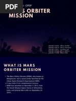 Mars Orbitor Mission